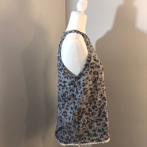 Navy and Blue Leopard Halter